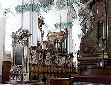 St. Gallen - Evangelien Orgel, Kathedrale, Kanton St. Gallen